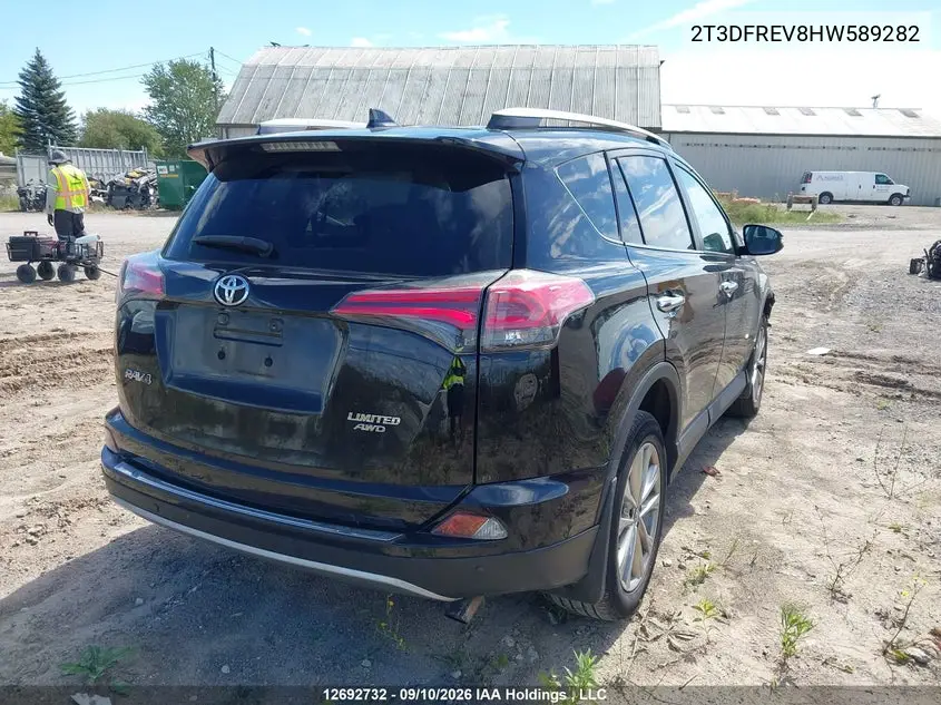 2017 TOYOTA RAV 4 VIN 2T3DFREV8HW589282 — фото 4