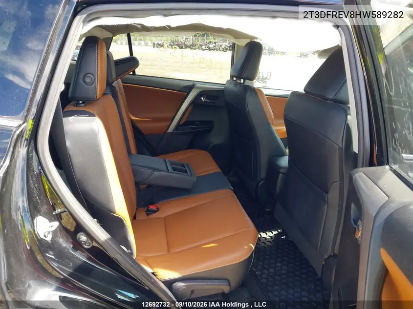 2017 TOYOTA RAV 4 VIN 2T3DFREV8HW589282 — фото 8