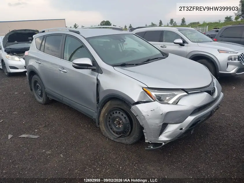 TOYOTA RAV 4 2017, VIN 2T3ZFREV9HW399903