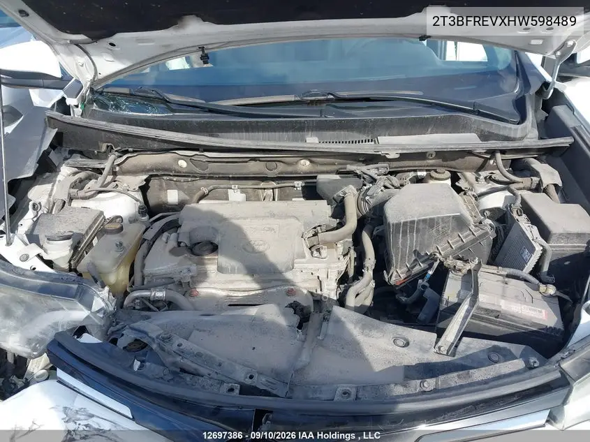 2017 TOYOTA RAV 4 VIN 2T3BFREVXHW598489 — фото 10