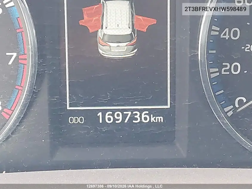 2017 TOYOTA RAV 4 VIN 2T3BFREVXHW598489 — фото 15