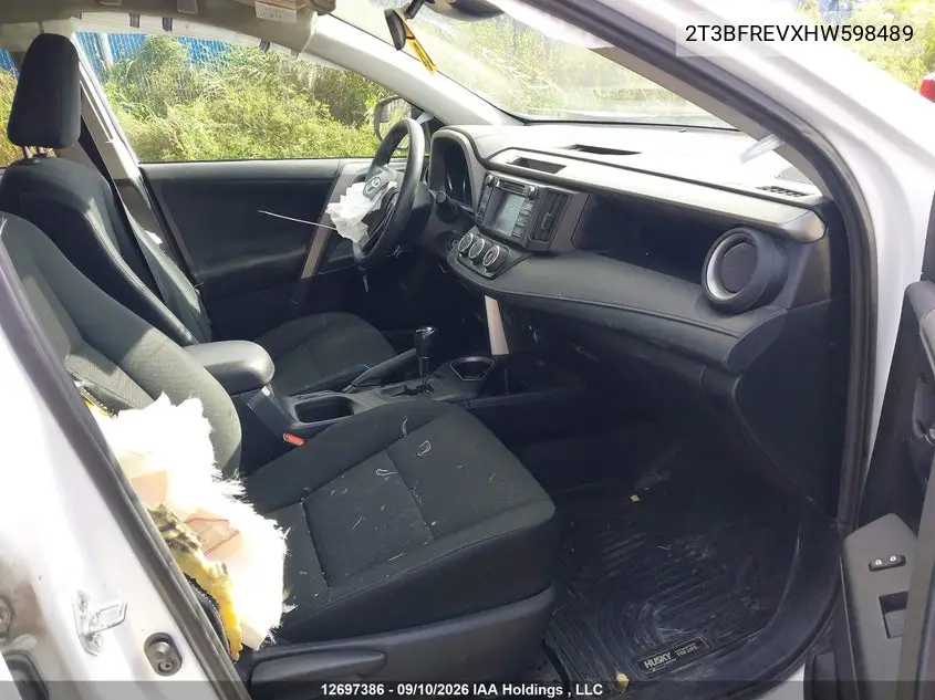 2017 TOYOTA RAV 4 VIN 2T3BFREVXHW598489 — фото 5