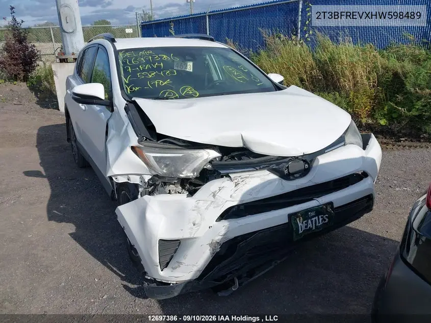 2017 TOYOTA RAV 4 VIN 2T3BFREVXHW598489 — фото 6