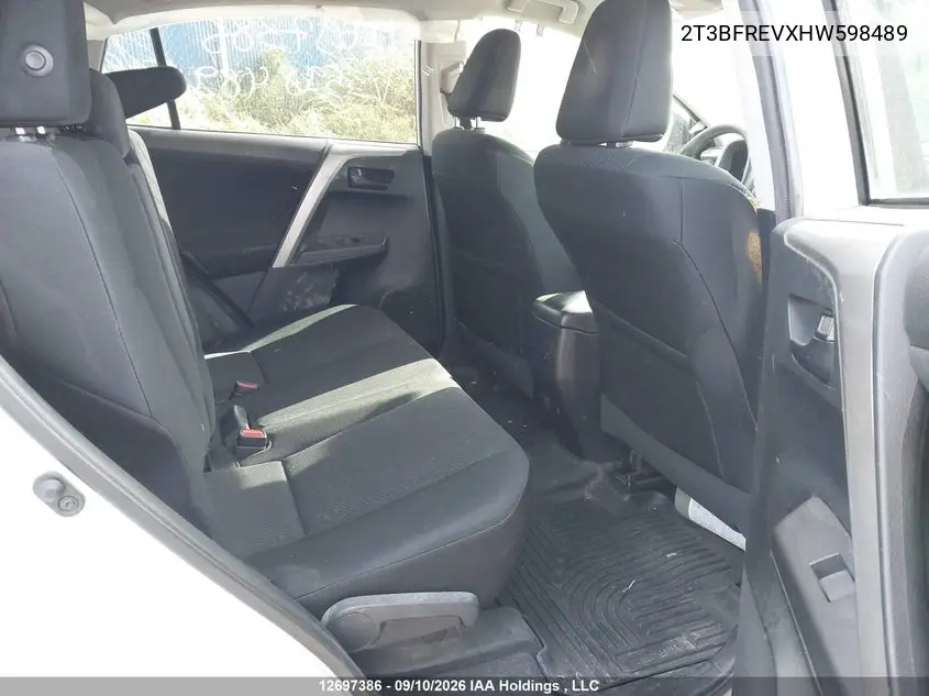 2017 TOYOTA RAV 4 VIN 2T3BFREVXHW598489 — фото 8