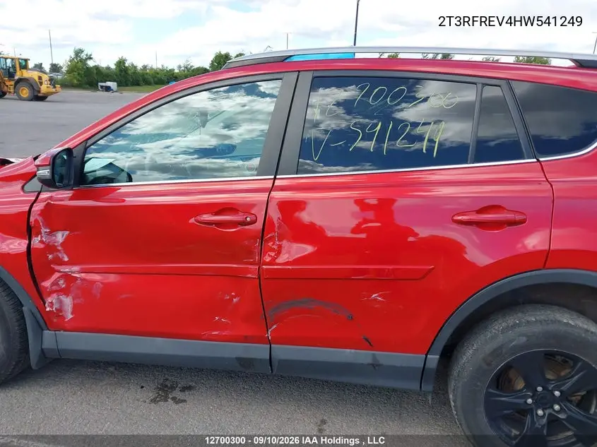 2017 TOYOTA RAV 4 VIN 2T3RFREV4HW541249 — фото 15
