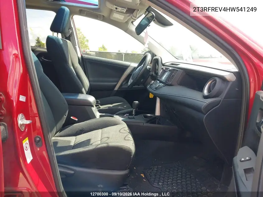 2017 TOYOTA RAV 4 VIN 2T3RFREV4HW541249 — фото 5