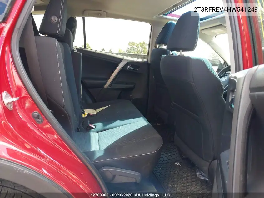 2017 TOYOTA RAV 4 VIN 2T3RFREV4HW541249 — фото 8