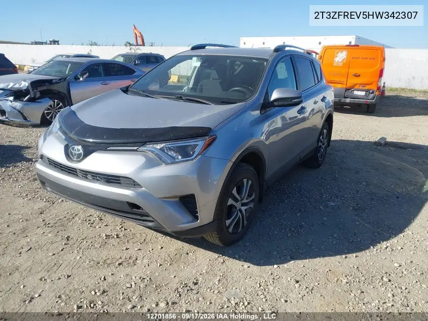 2017 TOYOTA RAV 4 VIN 2T3ZFREV5HW342307 — фото 2