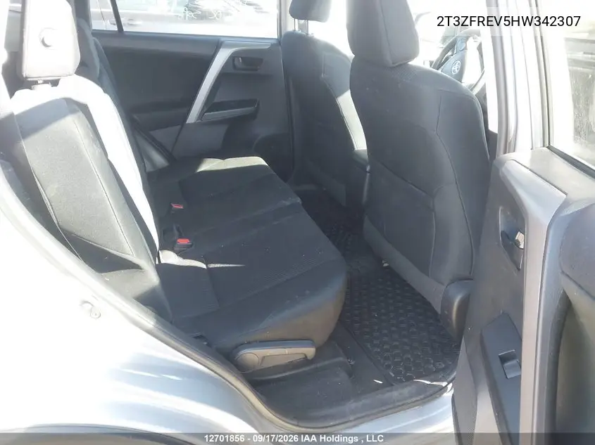 2017 TOYOTA RAV 4 VIN 2T3ZFREV5HW342307 — фото 8