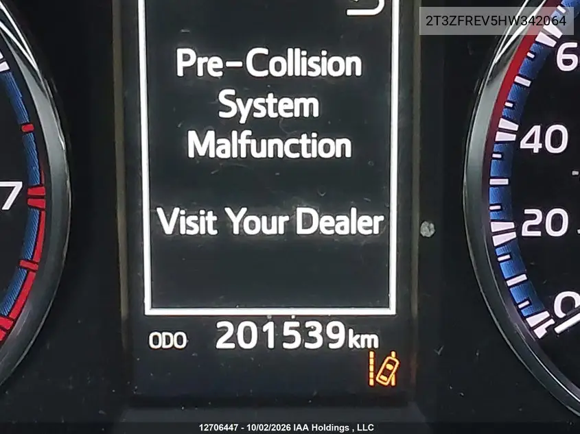 2017 TOYOTA RAV 4 VIN 2T3ZFREV5HW342064 — фото 16