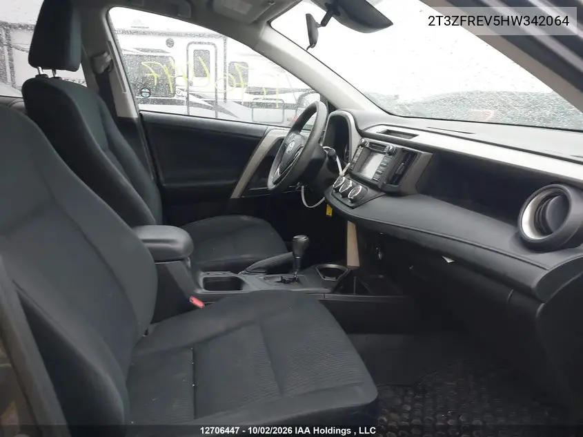 2017 TOYOTA RAV 4 VIN 2T3ZFREV5HW342064 — фото 5