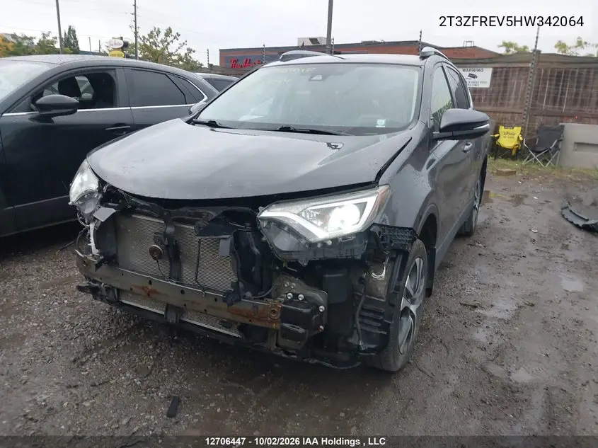 2017 TOYOTA RAV 4 VIN 2T3ZFREV5HW342064 — фото 6