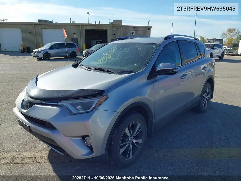 2017 TOYOTA RAV 4 VIN 2T3RFREV9HW635045 — фото 2