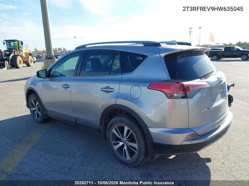 2017 TOYOTA RAV 4 VIN 2T3RFREV9HW635045 — фото 3