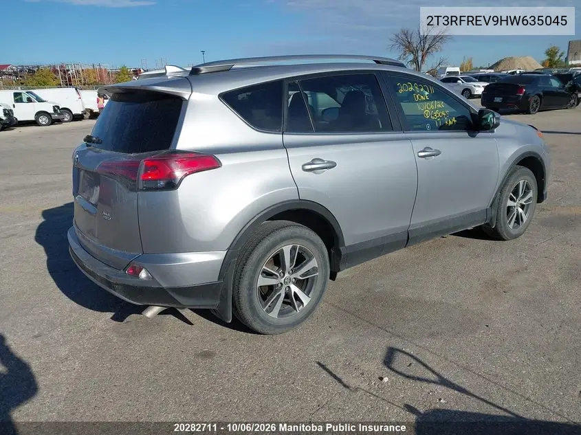 2017 TOYOTA RAV 4 VIN 2T3RFREV9HW635045 — фото 4