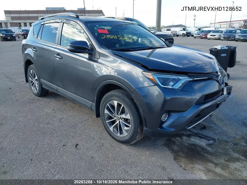 TOYOTA RAV 4 2017, VIN JTMRJREVXHD128652