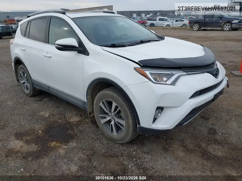 TOYOTA RAV 4 2017, VIN 2T3RFREV6HW657021