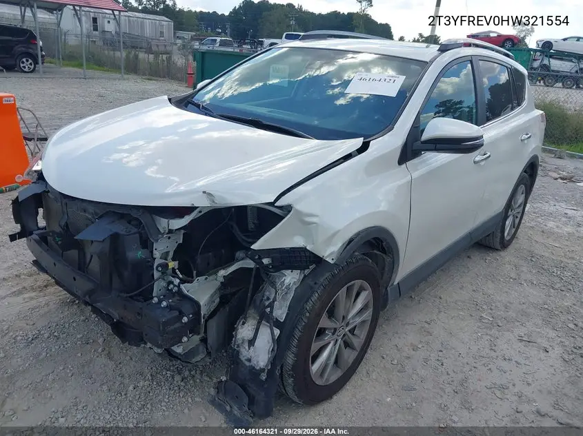2017 TOYOTA RAV 4 VIN 2T3YFREV0HW321554 — фото 2