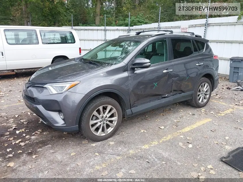 2017 TOYOTA RAV 4 VIN 2T3DFREV1HW599703 — фото 2