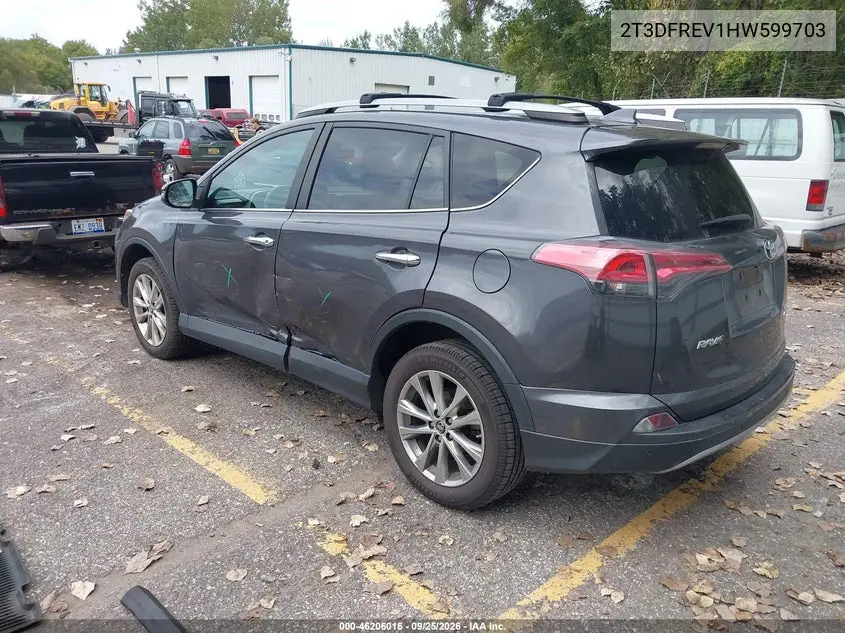 2017 TOYOTA RAV 4 VIN 2T3DFREV1HW599703 — фото 3