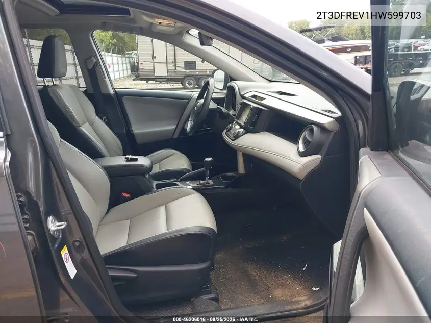 2017 TOYOTA RAV 4 VIN 2T3DFREV1HW599703 — фото 5