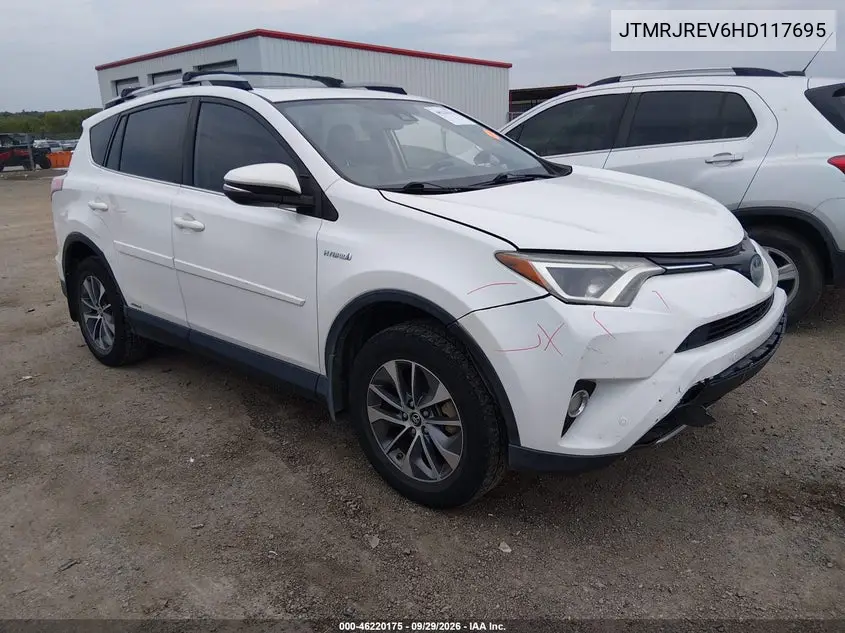 TOYOTA RAV 4 2017, VIN JTMRJREV6HD117695