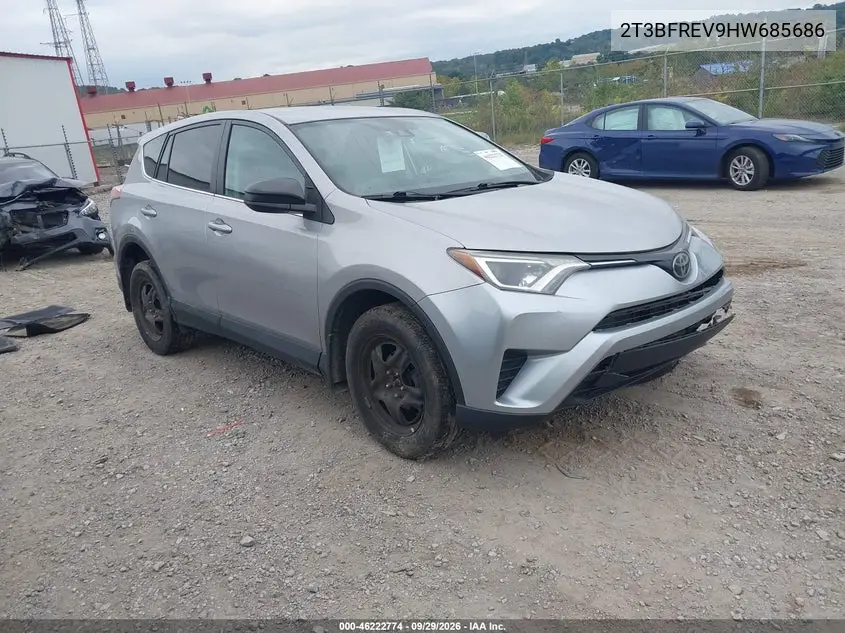 TOYOTA RAV 4 2017, VIN 2T3BFREV9HW685686