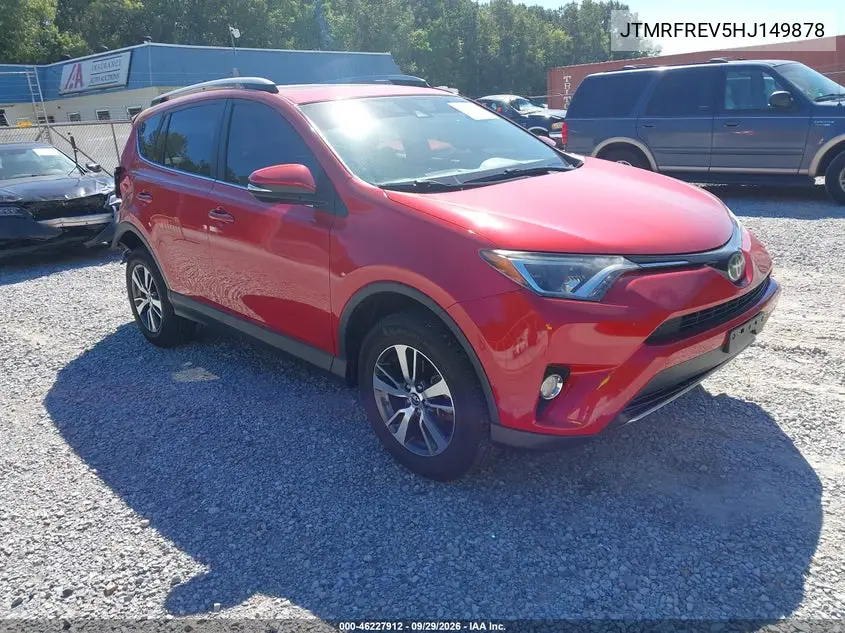 TOYOTA RAV 4 2017, VIN JTMRFREV5HJ149878