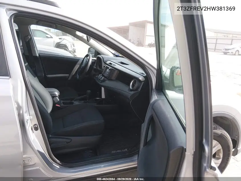 2017 TOYOTA RAV 4 VIN 2T3ZFREV2HW381369 — фото 5