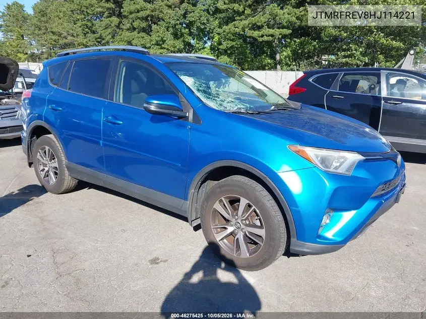 TOYOTA RAV 4 2017, VIN JTMRFREV8HJ114221