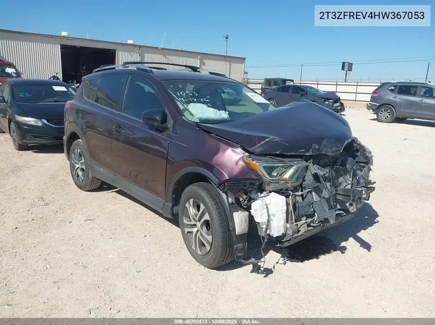 TOYOTA RAV 4 2017, VIN 2T3ZFREV4HW367053