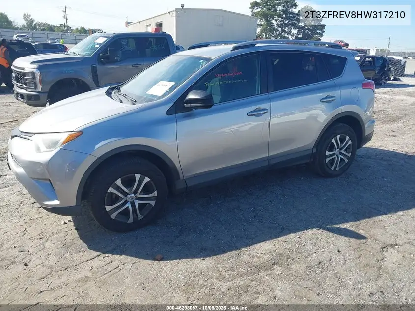 2017 TOYOTA RAV 4 VIN 2T3ZFREV8HW317210 — фото 2