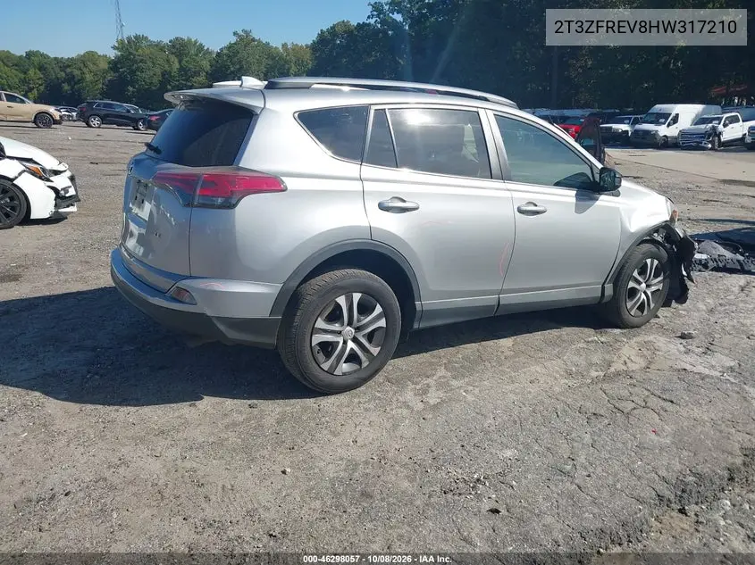 2017 TOYOTA RAV 4 VIN 2T3ZFREV8HW317210 — фото 4