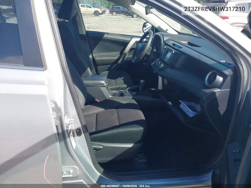 2017 TOYOTA RAV 4 VIN 2T3ZFREV8HW317210 — фото 5