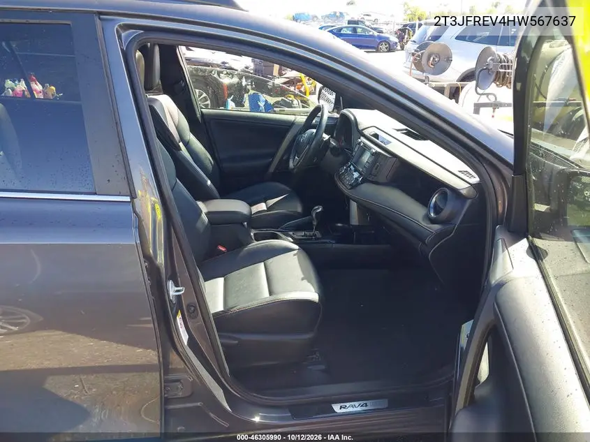 2017 TOYOTA RAV 4 VIN 2T3JFREV4HW567637 — фото 5