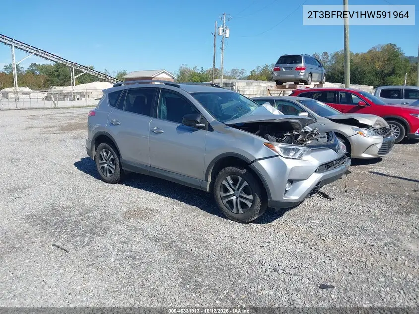 TOYOTA RAV 4 2017, VIN 2T3BFREV1HW591964