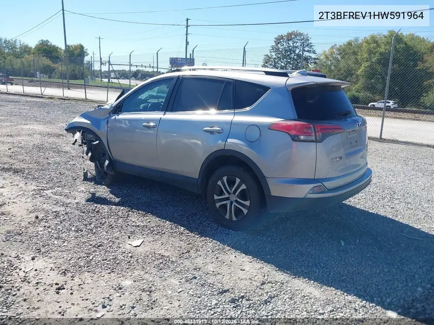2017 TOYOTA RAV 4 VIN 2T3BFREV1HW591964 — фото 3