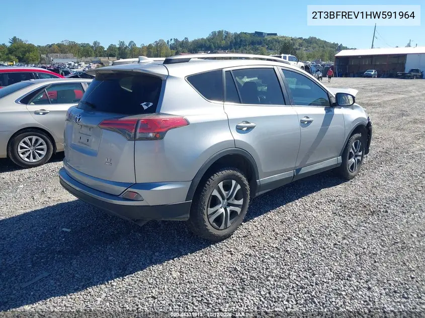 2017 TOYOTA RAV 4 VIN 2T3BFREV1HW591964 — фото 4