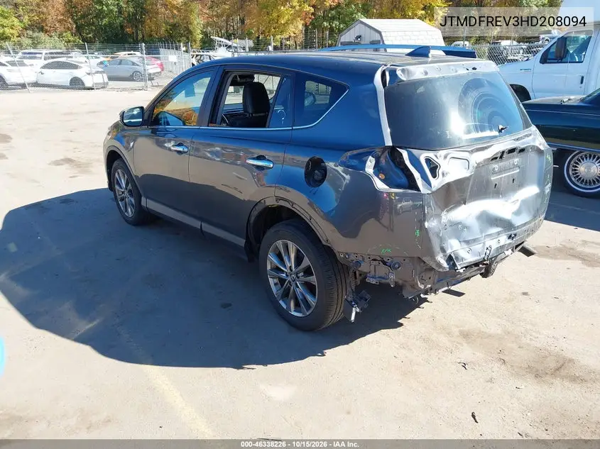 2017 TOYOTA RAV 4 VIN JTMDFREV3HD208094 — фото 3