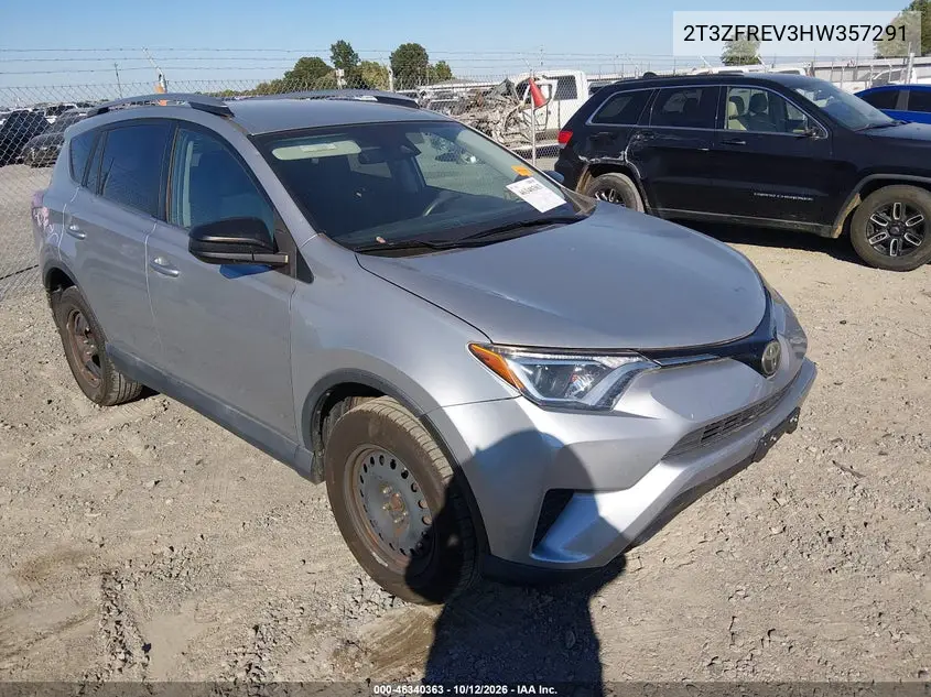 TOYOTA RAV 4 2017, VIN 2T3ZFREV3HW357291