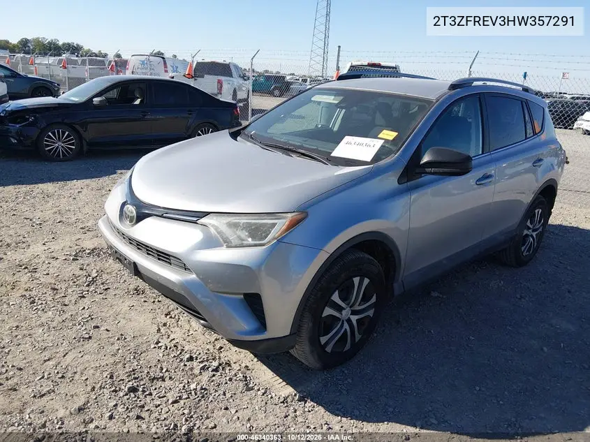 2017 TOYOTA RAV 4 VIN 2T3ZFREV3HW357291 — фото 2