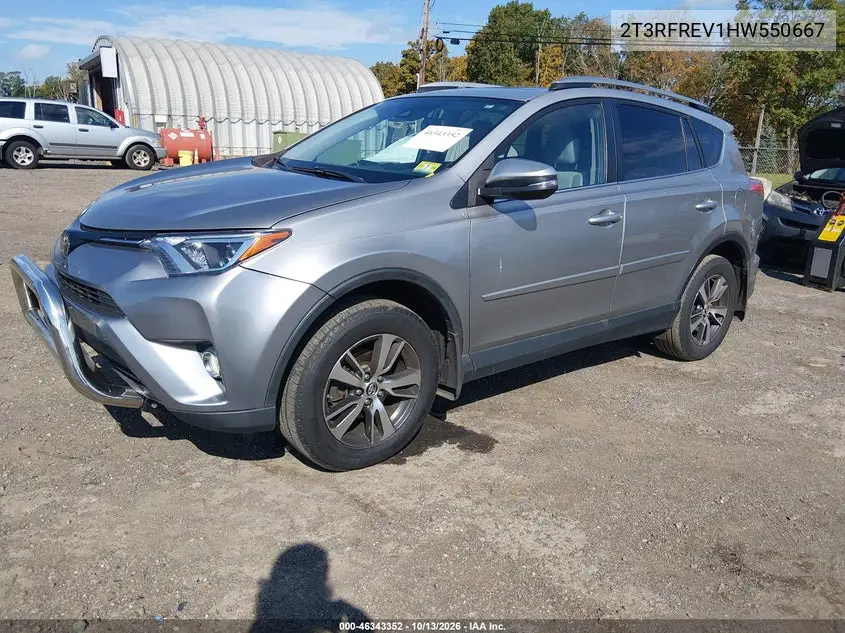 2017 TOYOTA RAV 4 VIN 2T3RFREV1HW550667 — фото 3