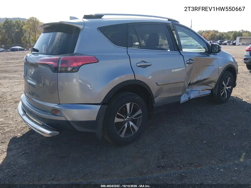 2017 TOYOTA RAV 4 VIN 2T3RFREV1HW550667 — фото 4