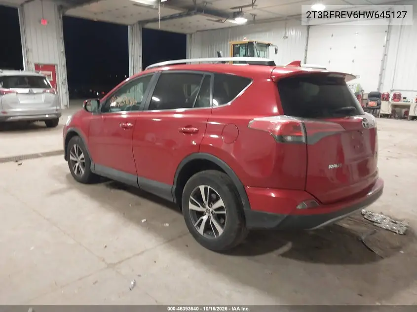 2017 TOYOTA RAV 4 VIN 2T3RFREV6HW645127 — фото 3