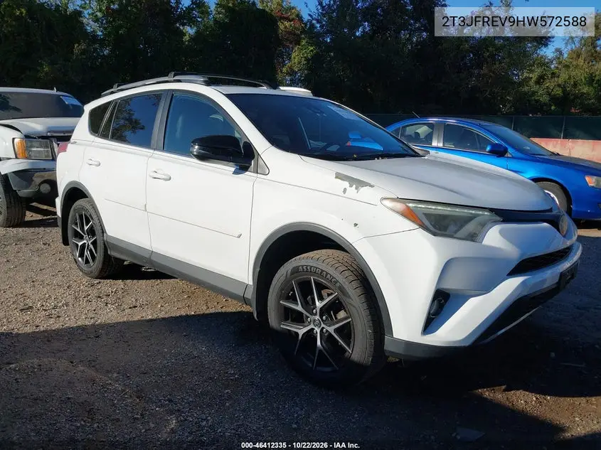 TOYOTA RAV 4 2017, VIN 2T3JFREV9HW572588