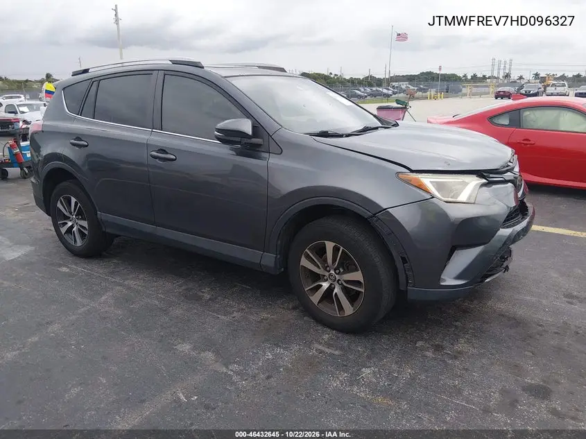 TOYOTA RAV 4 2017, VIN JTMWFREV7HD096327