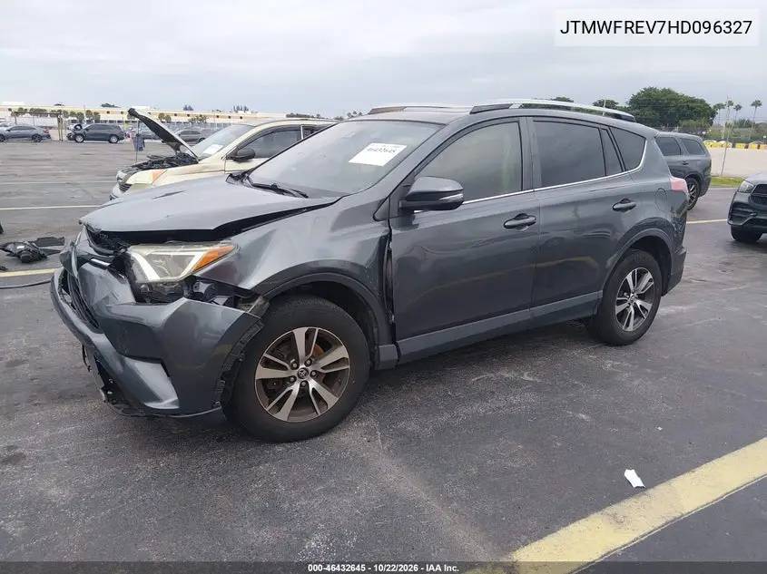 2017 TOYOTA RAV 4 VIN JTMWFREV7HD096327 — фото 2