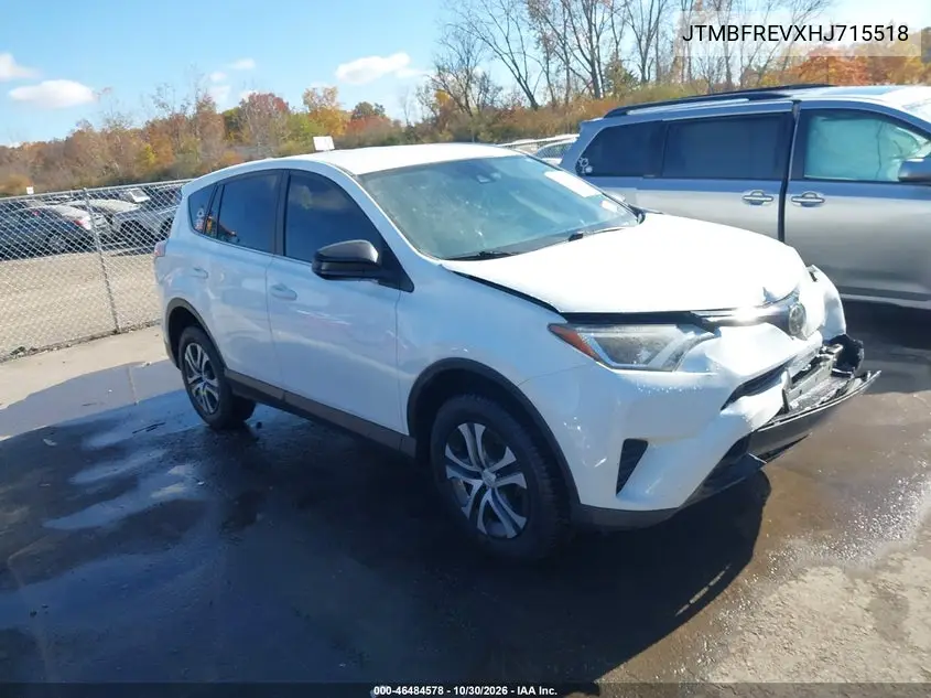 TOYOTA RAV 4 2017, VIN JTMBFREVXHJ715518