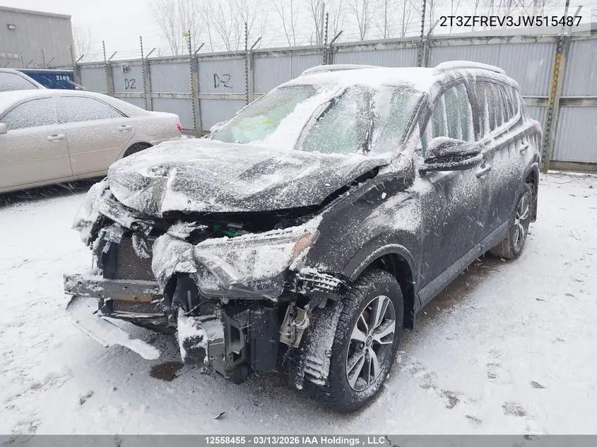 2018 TOYOTA RAV 4 VIN 2T3ZFREV3JW515487 — фото 2