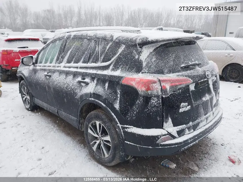 2018 TOYOTA RAV 4 VIN 2T3ZFREV3JW515487 — фото 3